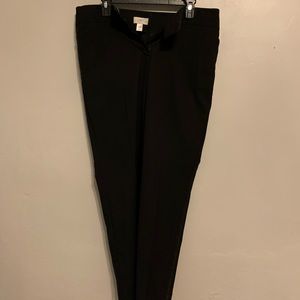 Black curvy dress pants - loft petite